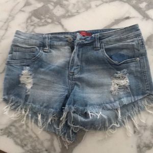 Signature8 denim jean shorts
